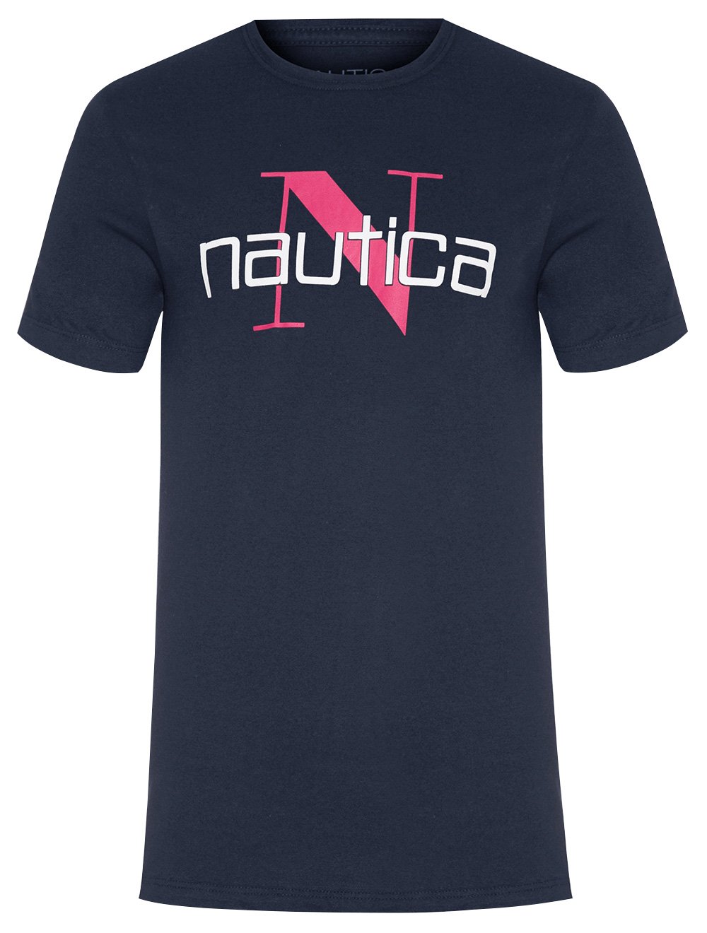 Camiseta Nautica Masculina N Logo Azul Marinho