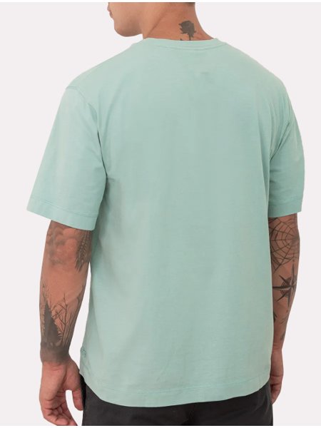 Camiseta Lacoste Masculina Loose Fit Summer Collection Verde Claro