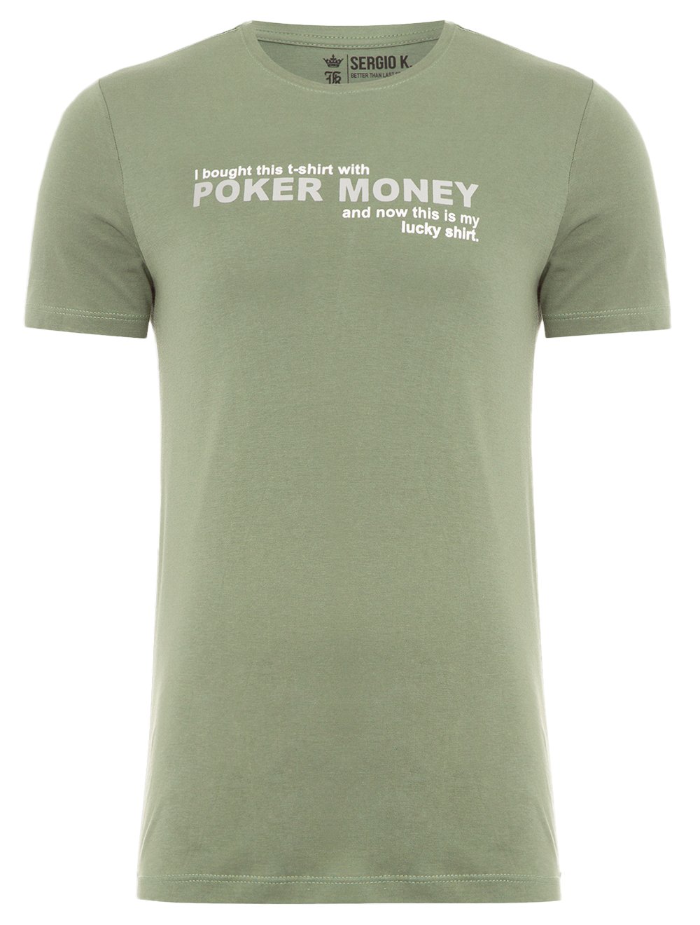 Camiseta Sergio K Masculina Poker Money Verde