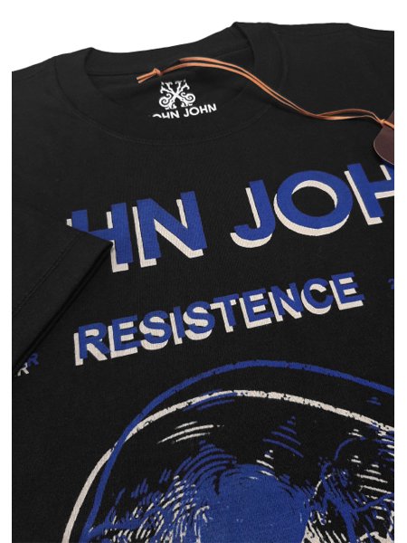 Camiseta John John Masculina Blue Skull Preta