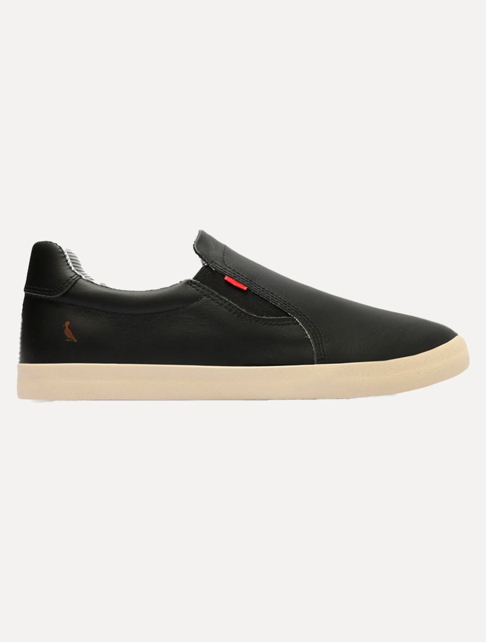 Tênis Reserva Masculino Slip On Lapa Couro Preto Secret Outlet