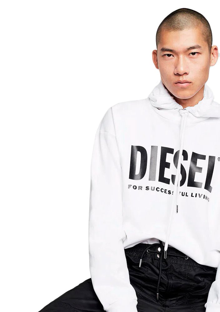 diesel for successful living moletom com capuz