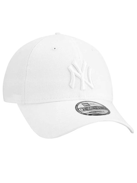 Boné New Era 9Twenty MLB New York Yankees Curved Strap Branco