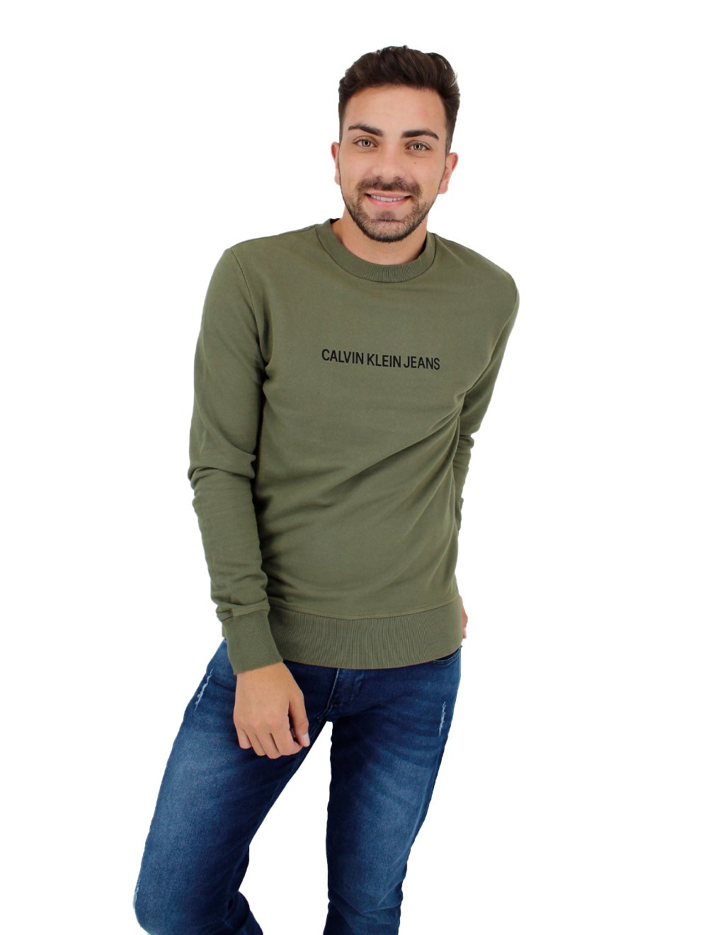 calvin klein moletom com capuz india