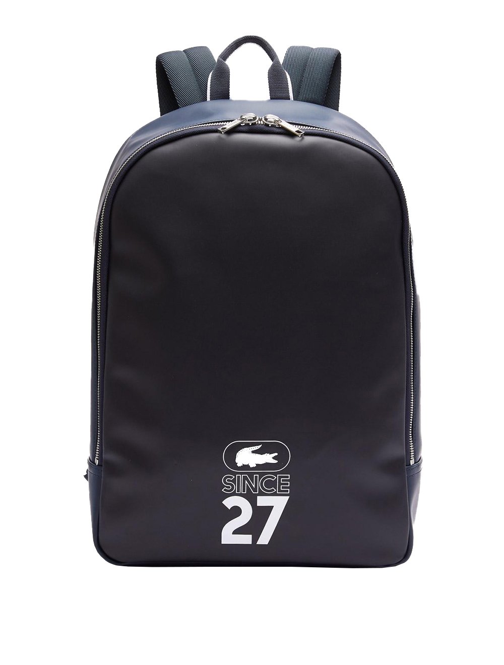 Mochila Lacoste 1927 Coated Canvas Marinho/ Preta | Secret Outlet