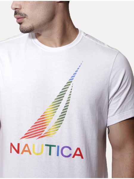 camisa off white nautica 040269 blueman - Morango Brasil