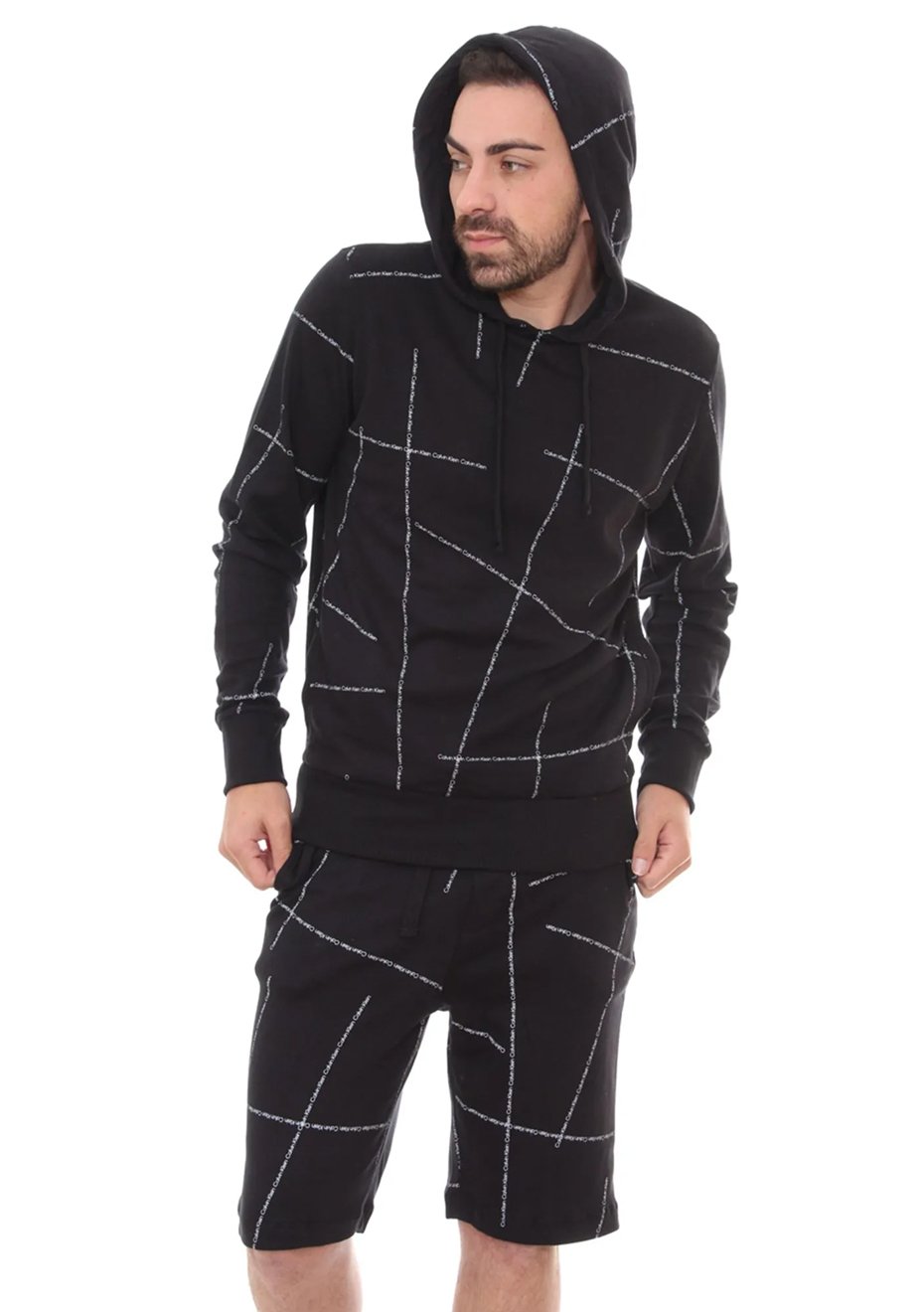 calvin klein moletom com capuz india