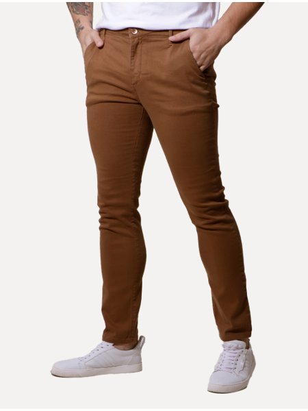 Camisa Jeans Masculina Com Calça Marrom Calça Aramis Masculina