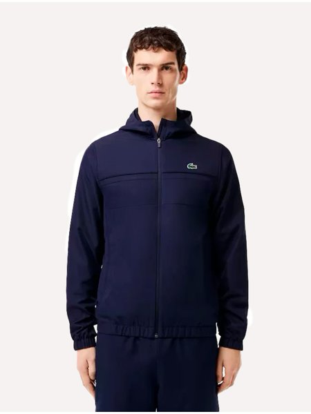 Jaqueta Lacoste Masculina Zipped Sport Training Azul Marinho