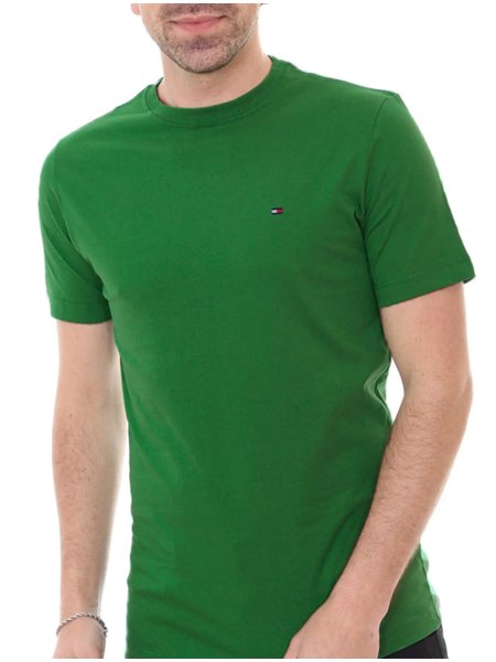 Camiseta Tommy Hilfiger Masculina Essential Cotton Verde