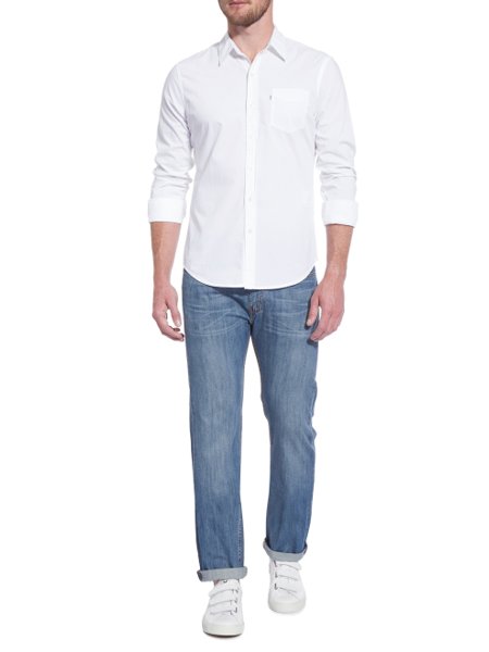Camisa Levis Classic One Pocket Branca Secret Outlet Camisa Levis Classic One Pocket Branca Secret Outlet