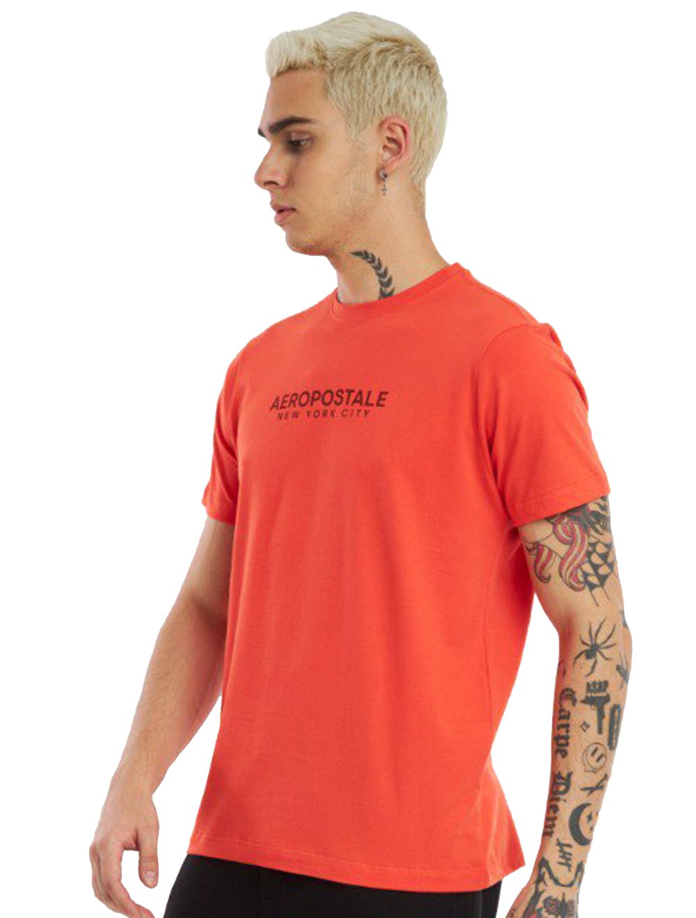Camiseta Aeropostale Masculina Colors New York City Laranja