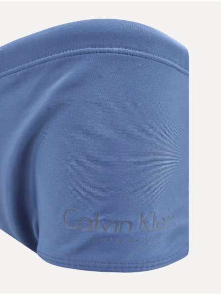 Sunga Calvin Klein Swimwear Vertical Simple Logo Azul Médio