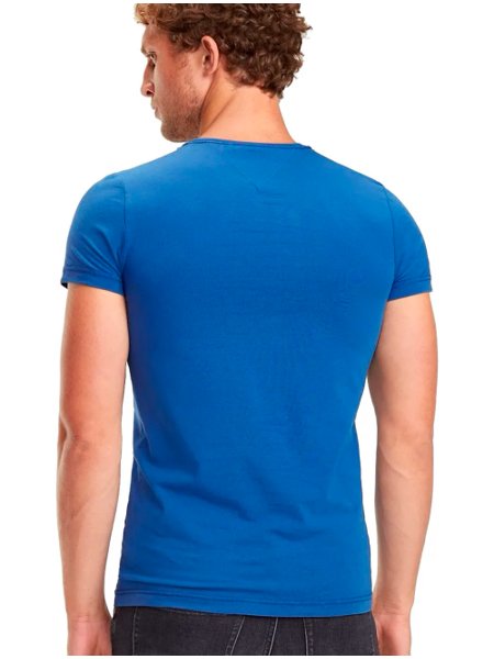 Camiseta Tommy Hilfiger Masculina Essential Cotton Azul Claro - Faz a Boa!