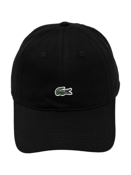 Boné Lacoste Casual Contrast Strep Logo Preto | Secret Outlet