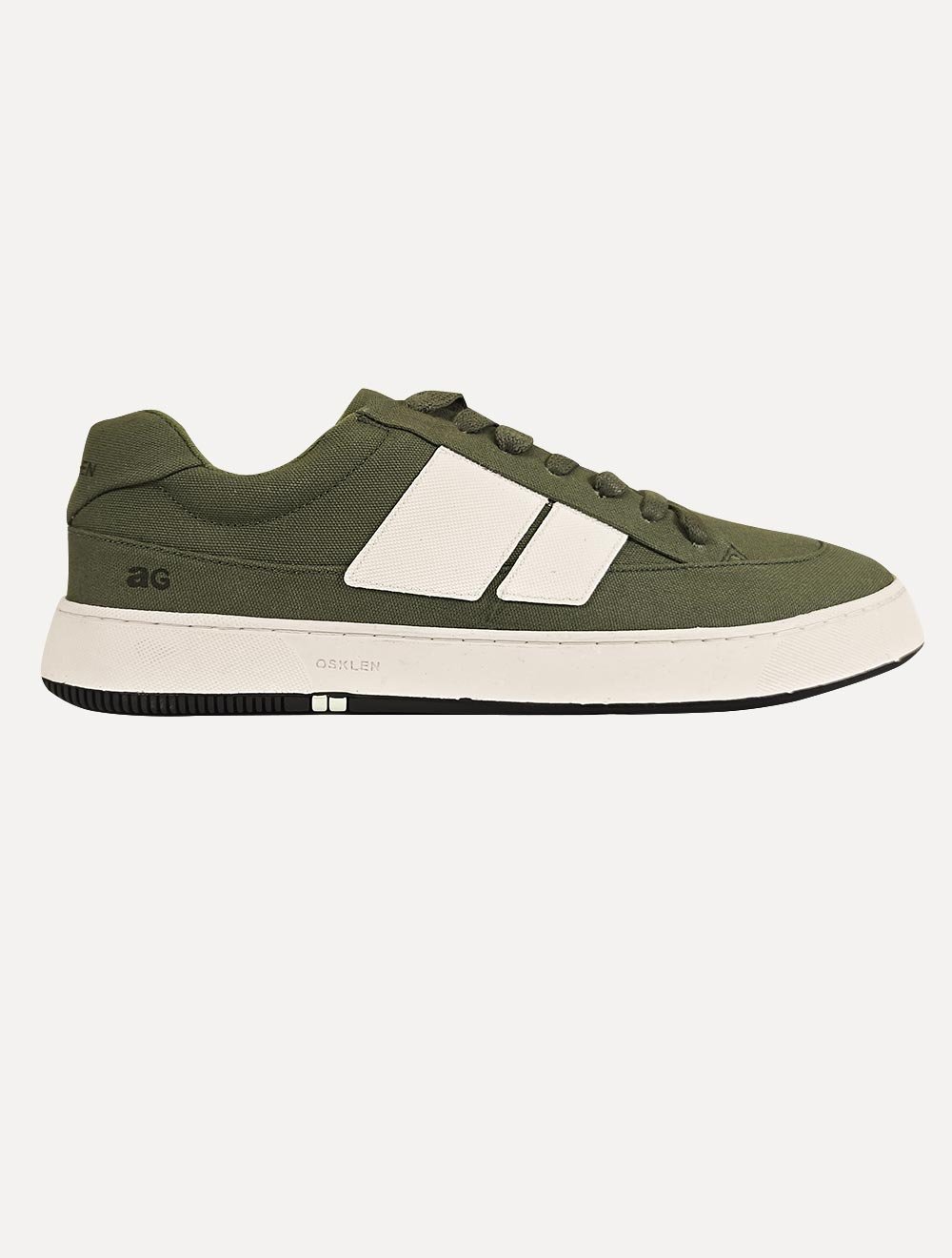 Tênis Osklen Masculino Lona Canvas AG Sneaker Verde Militar