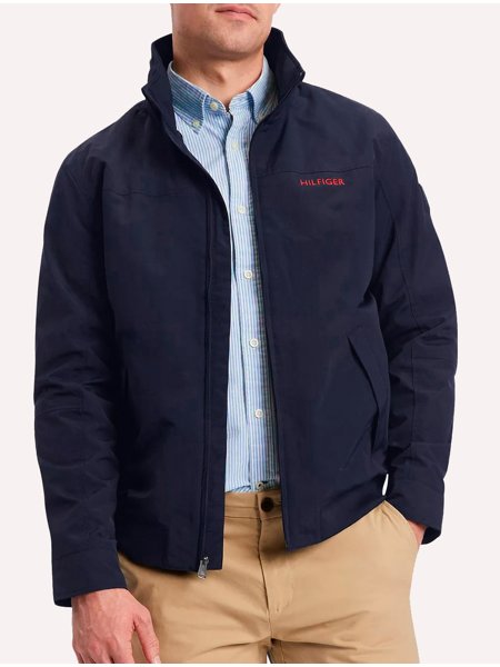 Tommy Hilfiger Mens Regatta Waterproof Jacket Blue Size X Large main image 0