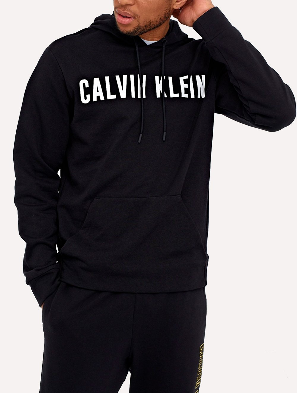 Moletom Calvin Klein Underwear Masculino Hoodie Intense Power Preto