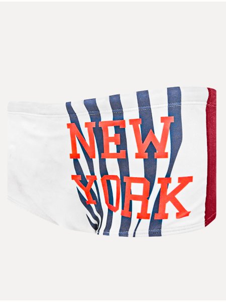 Sunga Calvin Klein Swimwear Recorte New York Branca