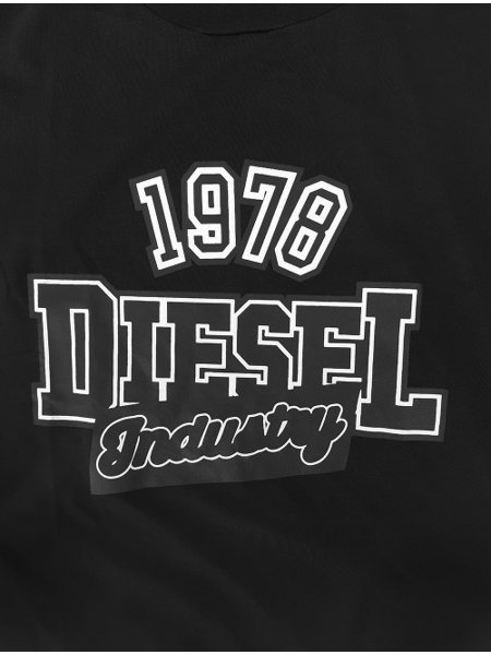 Camiseta Diesel Masculina T-Diegos-K26 1978 Industry Preta