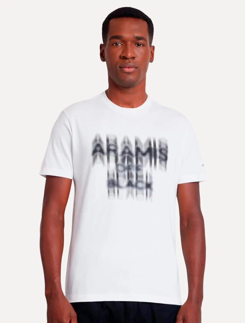 Camiseta Aramis Masculina Blurred Off And Black Off-White