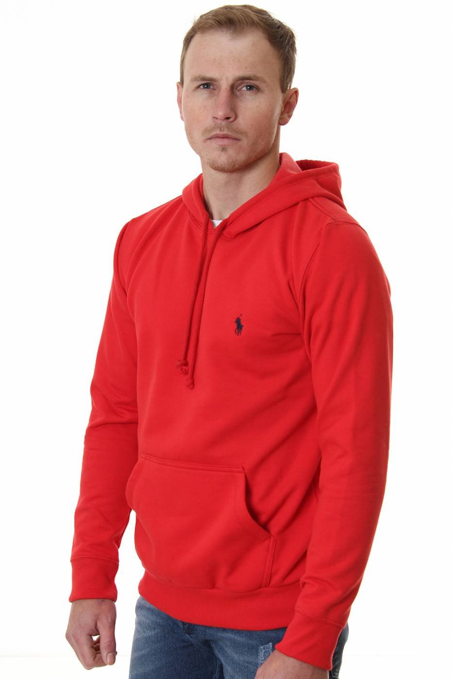 red polo moletom com capuz bear