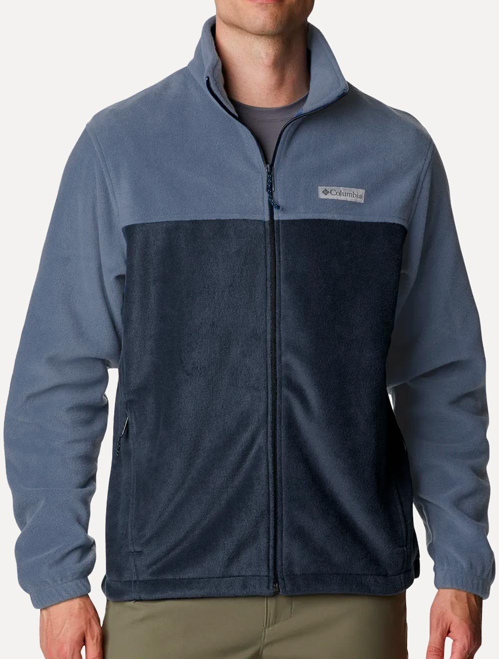 コロン2 Jaqueta Columbia Masculina Fleece Steens Mountain Full Zip Indigo