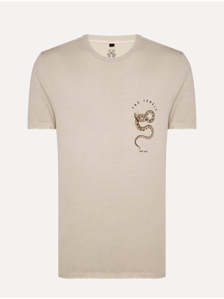 Camiseta John John Masculina Regular Snake Jungle Caqui Escuro - Compre  Agora