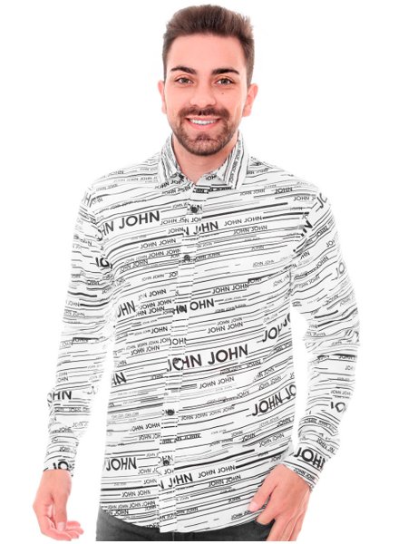 Camisa John John Manga Longa Masculina