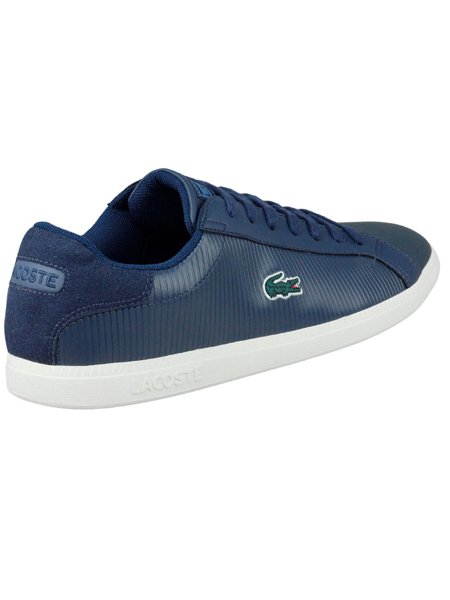 Tênis Lacoste Masculino Couro Graduate 319 Azul Marinho | Secret Outlet