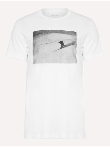 Camiseta Osklen Masculina Slim Stone DNA Photo 02 Branca