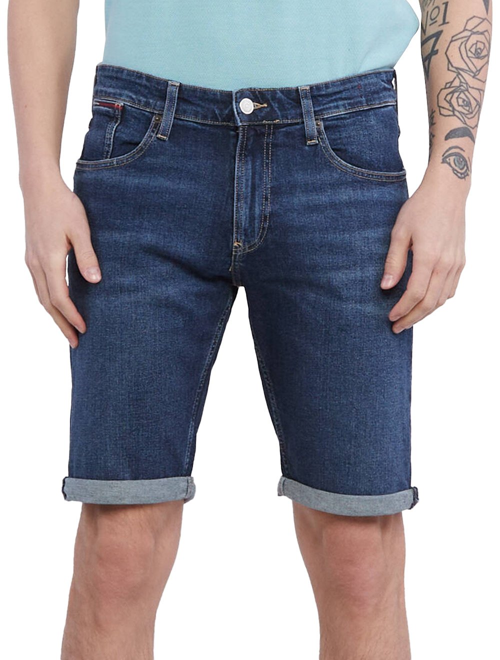 Bermuda Tommy Jeans Masculina Ronnie Tapered Short Azul