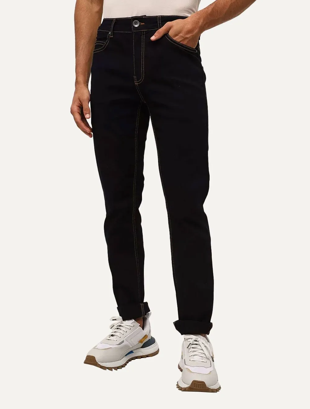 Calça Reserva Jeans Masculina Skinny Gloria Índigo Escura Secret