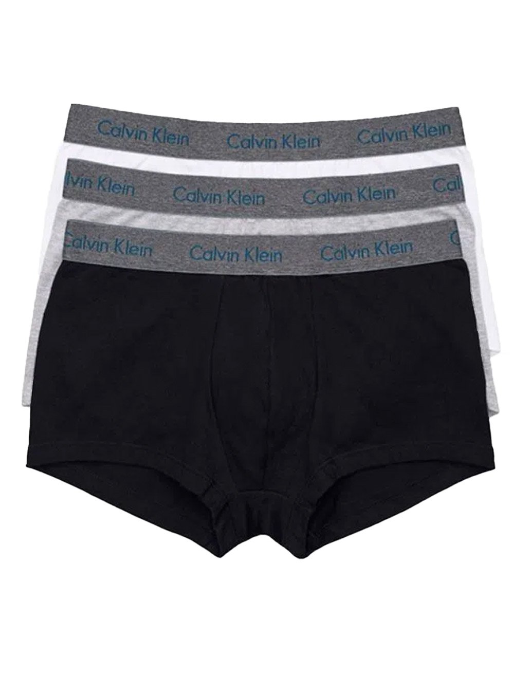 Cuecas Calvin Klein Underwear Plus Trunk Grey Branca/ Mescla