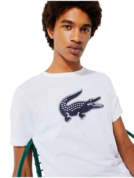 blusa da lacoste branca masculina