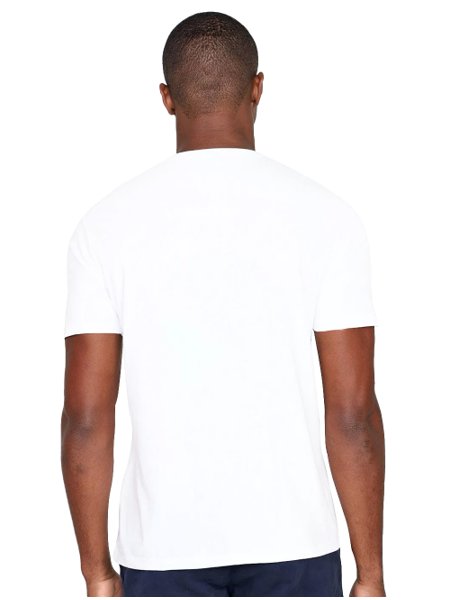 Camiseta Guess Masculina Outline Denim Los Angeles Branca