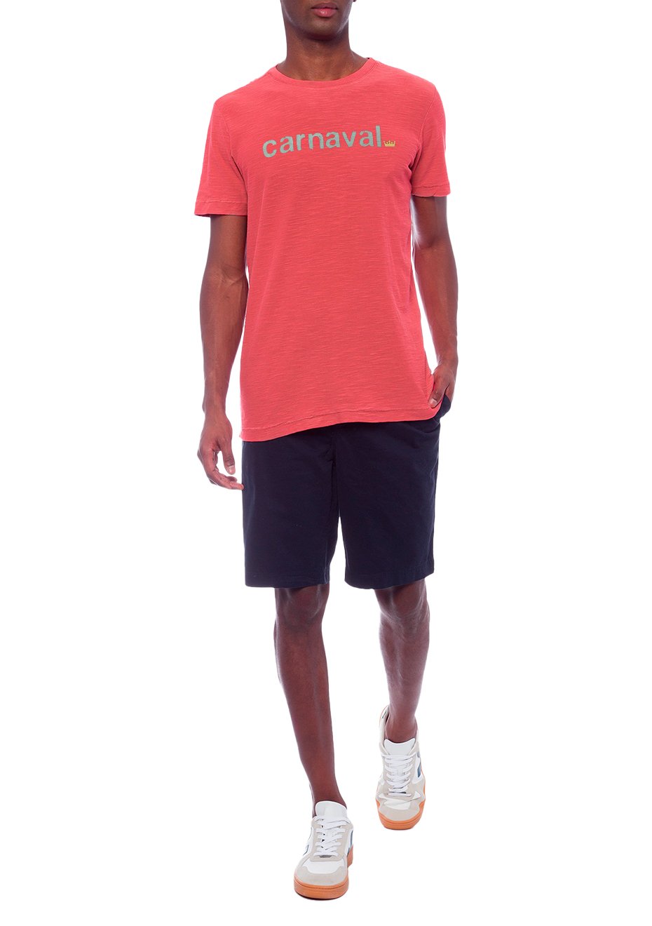 Camiseta Osklen Masculina Slim Rough Carnaval Vermelha Escarlate | Secret  Outlet