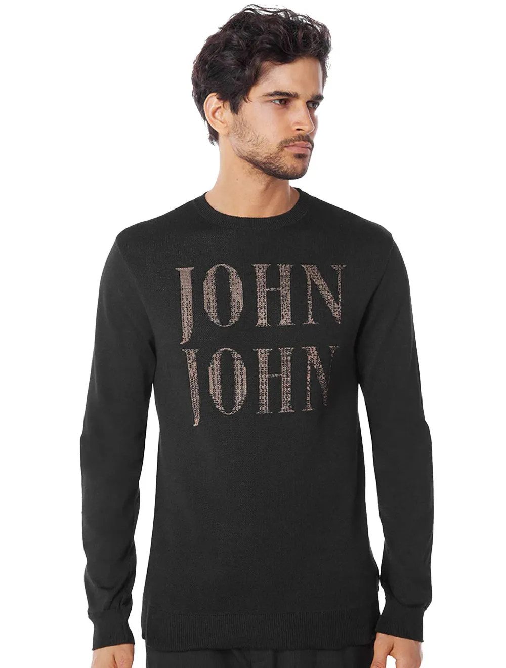 Suéter John John Tricot Masculino Regular JJ Preto