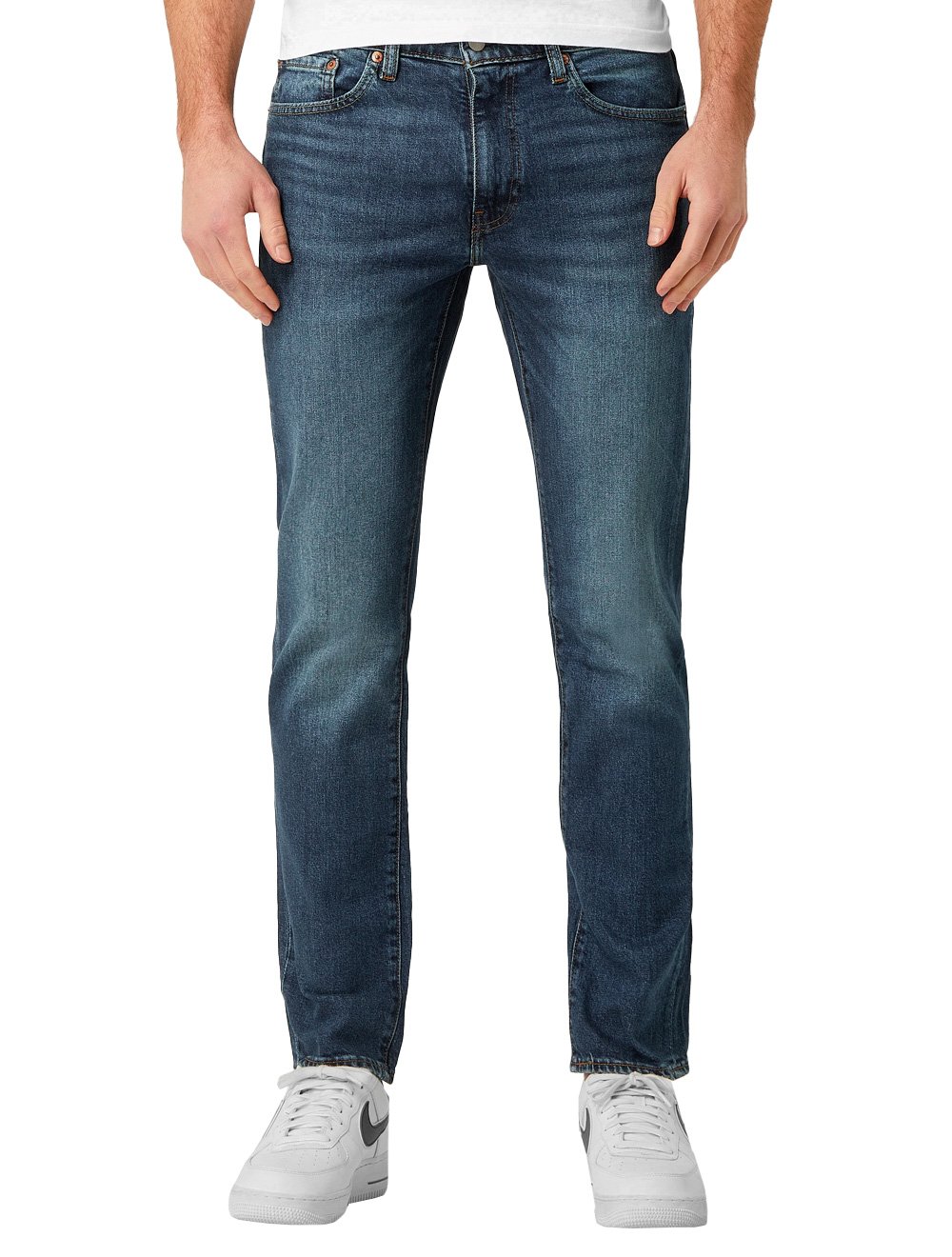 Calça Levis Jeans Masculina 511 Slim Stretch Eco Perfomance Azul Escuro
