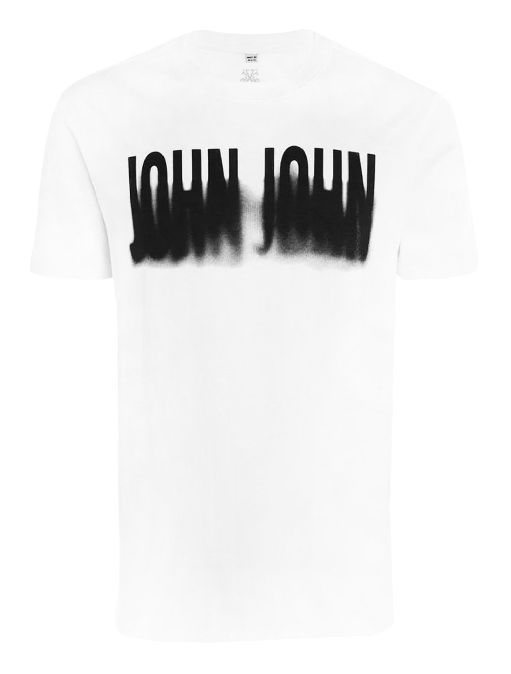 Camiseta John John Logo Preta - Corre Que Ta Baratinho