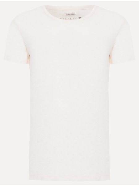 Camiseta Osklen Masculina Regular Silk Perfect Off-White Mescla