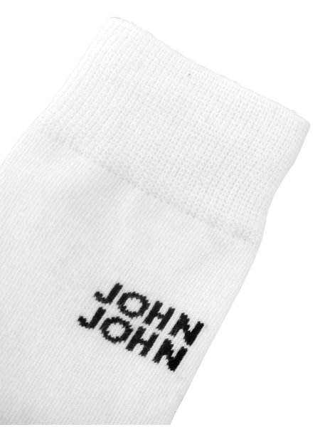Meia John John Classic Mid White Branca