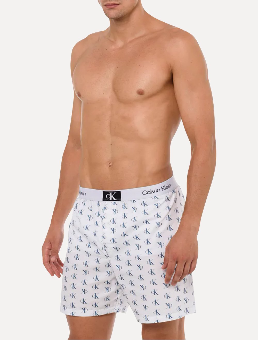 Cueca Boxer Ck One Print Marker Logo - Calvin Klein Underwear