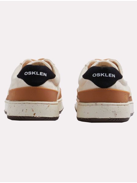 Tênis Osklen Masculino Lona Canvas AG Sneaker Cáqui/Off-White