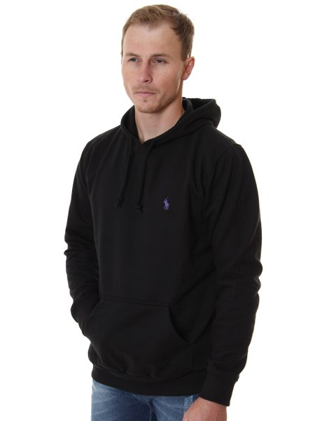 black ralph lauren zip moletom com capuz