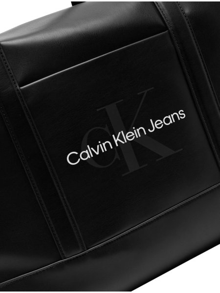 Mala Calvin Klein Jeans RE Issue Logo Soft PU Preta