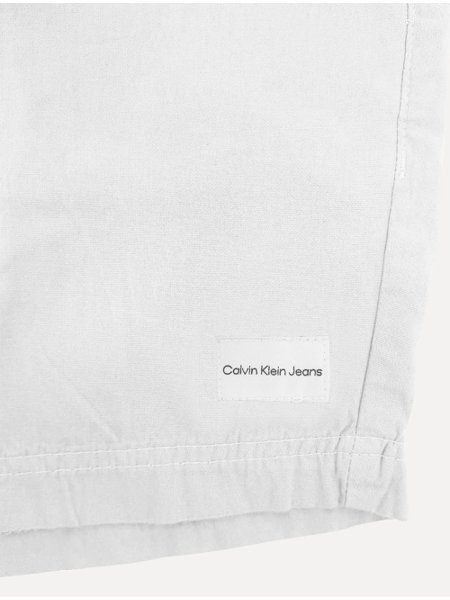Short Calvin Klein Jeans Masculino Color Elastic Waist Branco