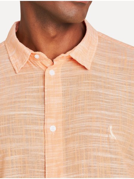 Camisa Reserva Masculina Flamê Leve Laranja Mescla