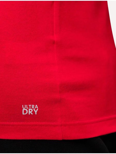 Camiseta Lacoste Masculina Basic Sport Quick Dry Vermelha