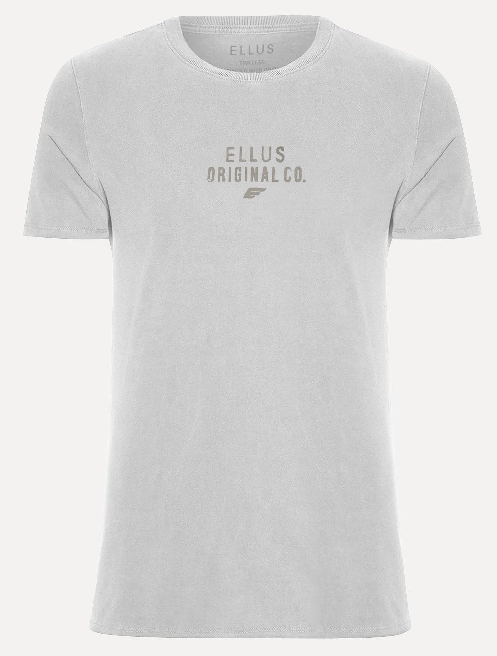 Camiseta Ellus Cotton Fine Washed Originals Cinza